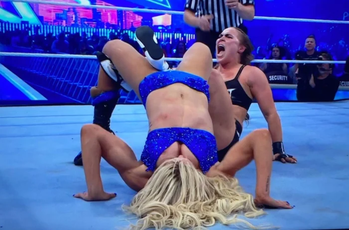 Charlotte Flair Wardrobe Malfunction